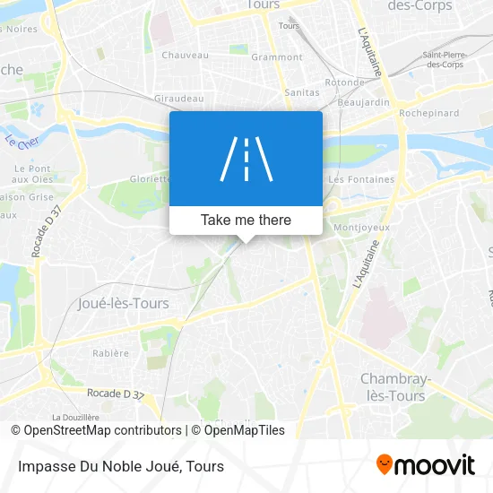 Impasse Du Noble Joué map
