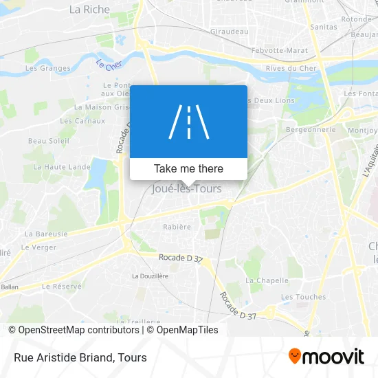 Rue Aristide Briand map