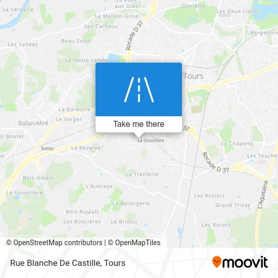 Rue Blanche De Castille map