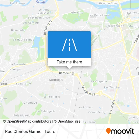 Rue Charles Garnier map