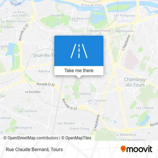 Rue Claude Bernard map