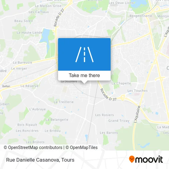 Rue Danielle Casanova map