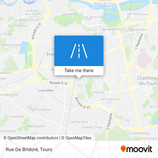 Rue De Bridoré map