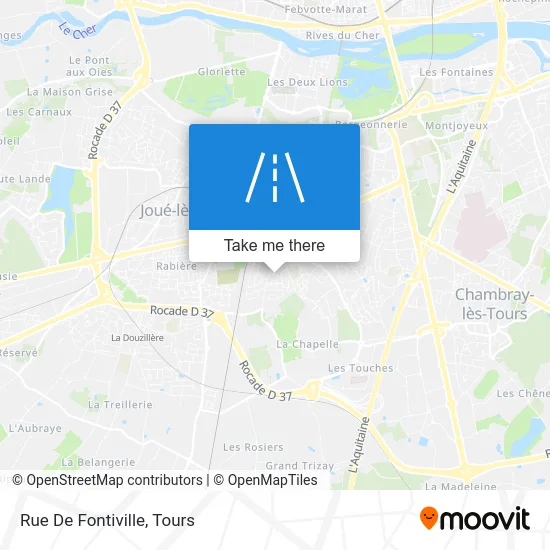 Rue De Fontiville map
