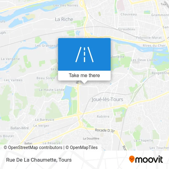 Rue De La Chaumette map