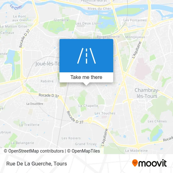 Rue De La Guerche map