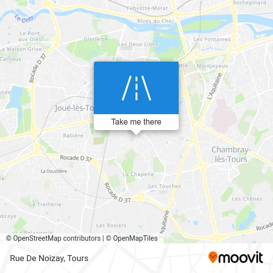 Rue De Noizay map