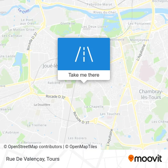 Rue De Valençay map