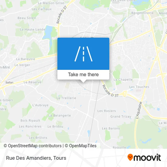 Rue Des Amandiers map