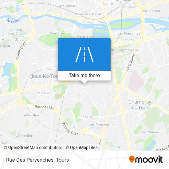 Rue Des Pervenches map