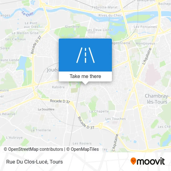 Rue Du Clos-Lucé map