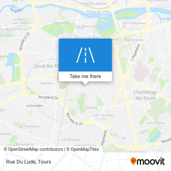 Rue Du Lude map