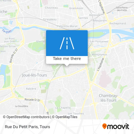 Rue Du Petit Paris map