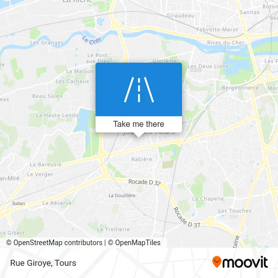 Rue Giroye map