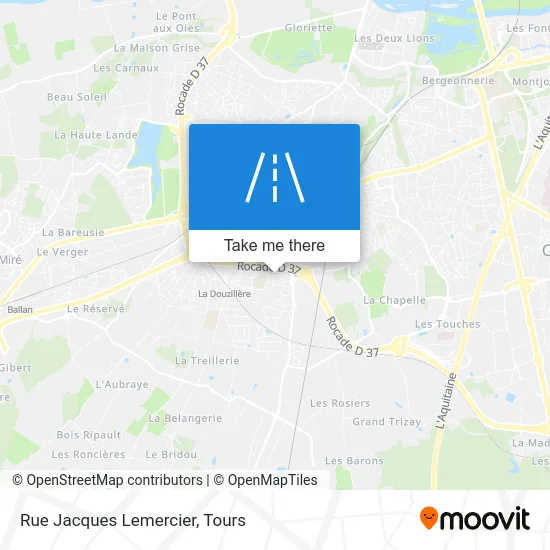 Rue Jacques Lemercier map