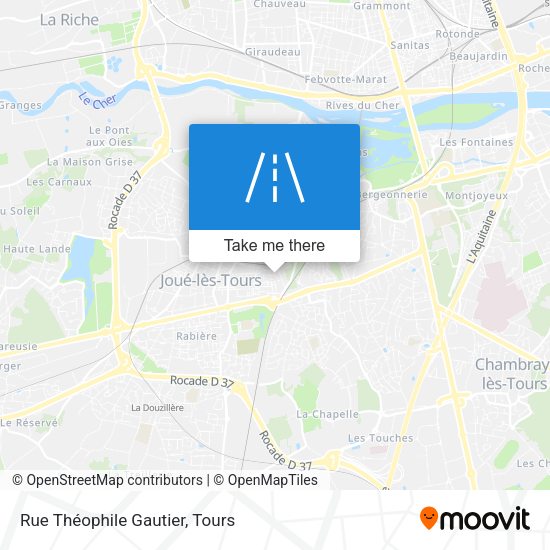 Rue Théophile Gautier map