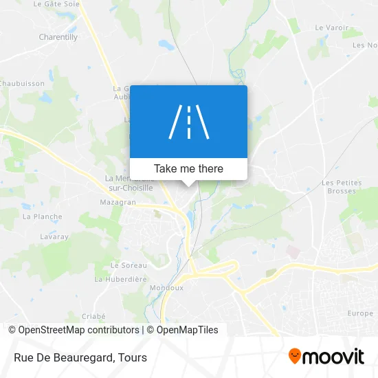 Rue De Beauregard map