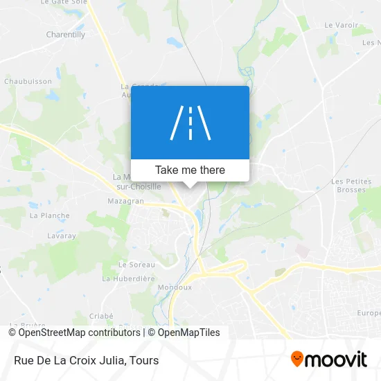 Rue De La Croix Julia map