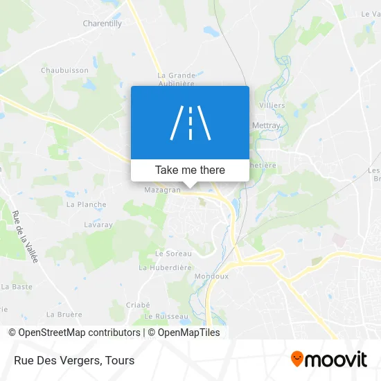 Rue Des Vergers map