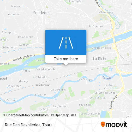 Rue Des Devalleries map