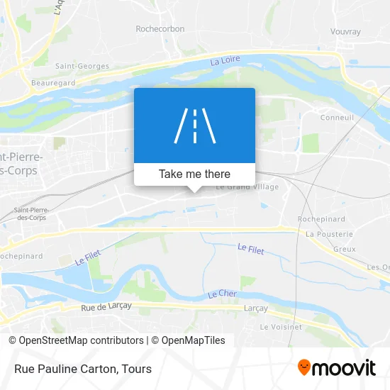 Rue Pauline Carton map