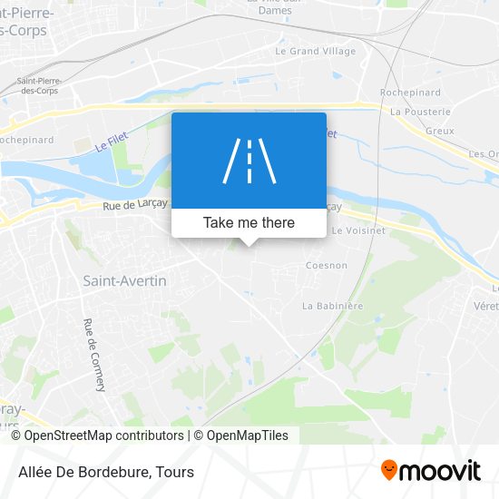 Allée De Bordebure map