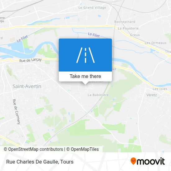 Rue Charles De Gaulle map