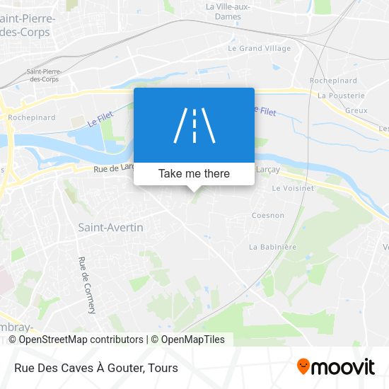 Rue Des Caves À Gouter map