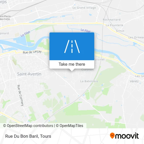 Rue Du Bon Baril map