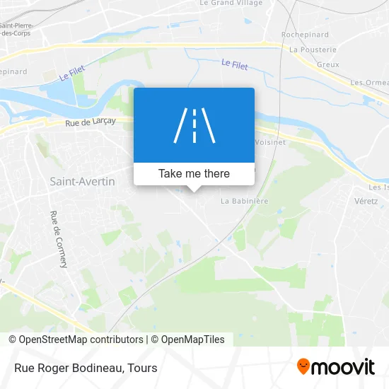 Rue Roger Bodineau map