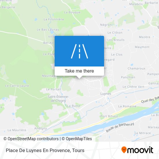 Place De Luynes En Provence map