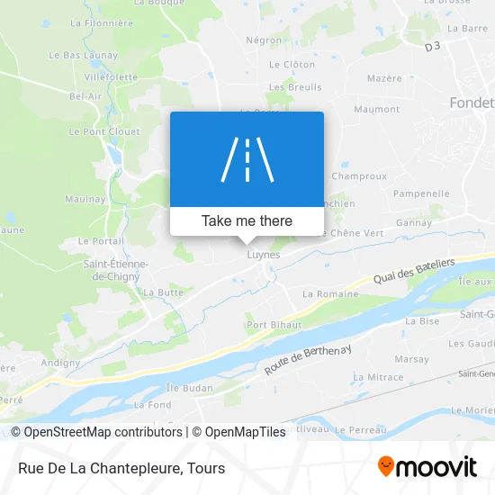 Rue De La Chantepleure map