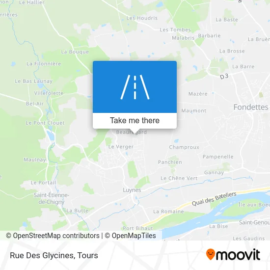 Rue Des Glycines map