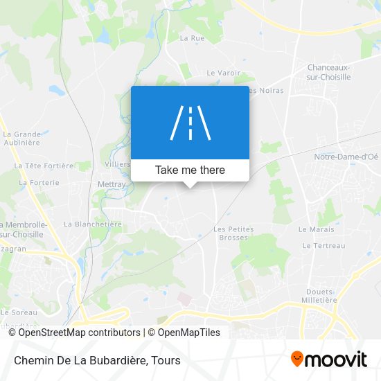 Chemin De La Bubardière map