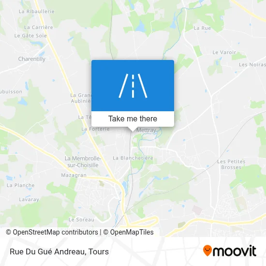 Rue Du Gué Andreau map