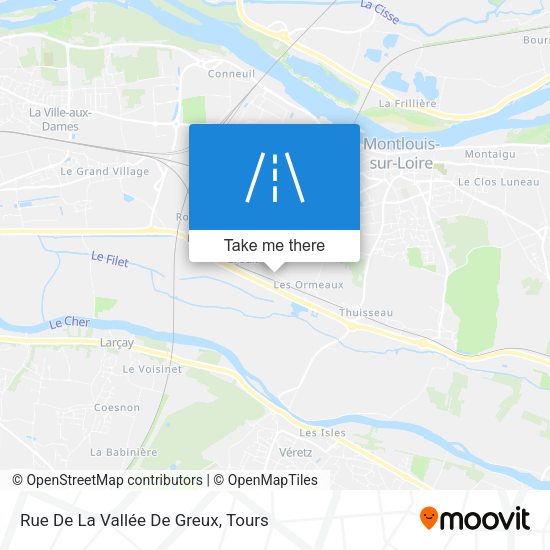 Rue De La Vallée De Greux map
