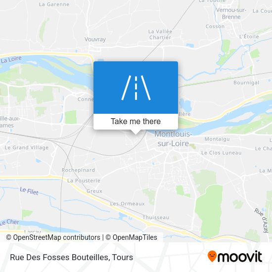 Rue Des Fosses Bouteilles map