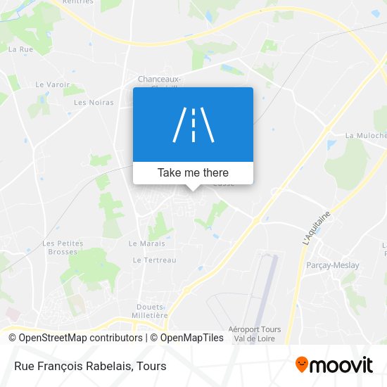 Rue François Rabelais map