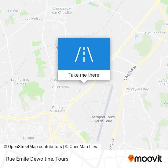 Rue Émile Dewoitine map