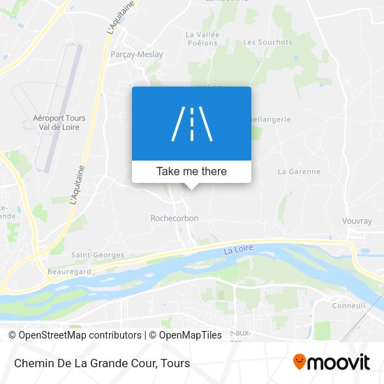 Chemin De La Grande Cour map