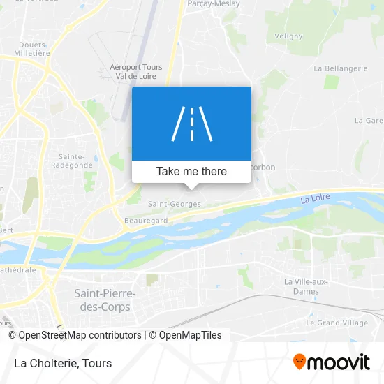 La Cholterie map