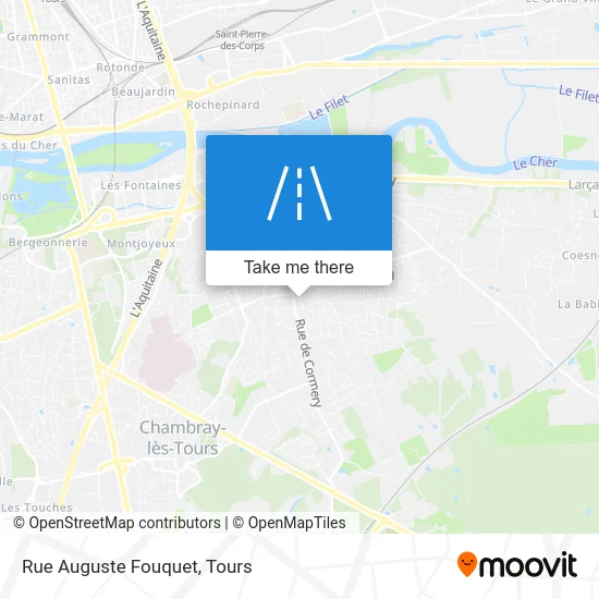 Rue Auguste Fouquet map