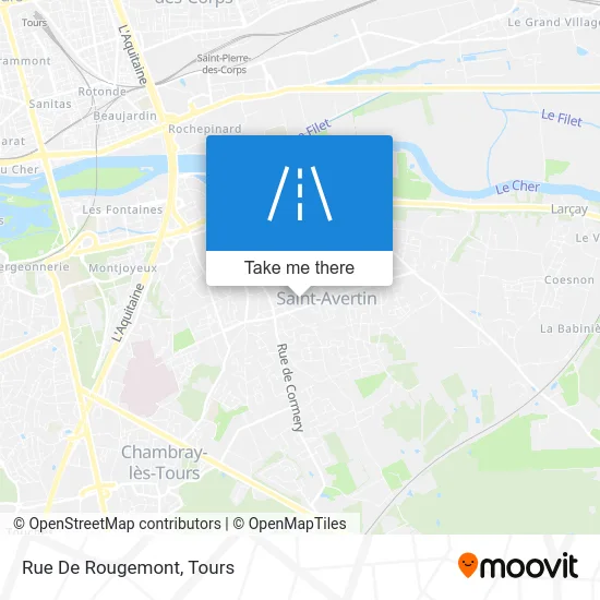 Rue De Rougemont map