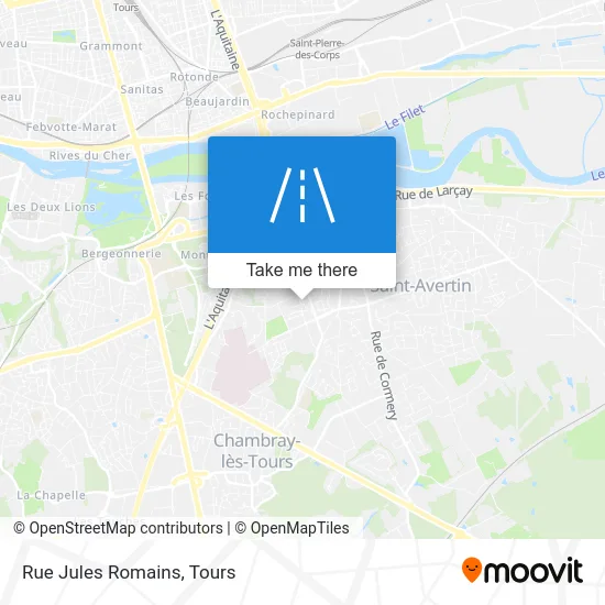 Rue Jules Romains map