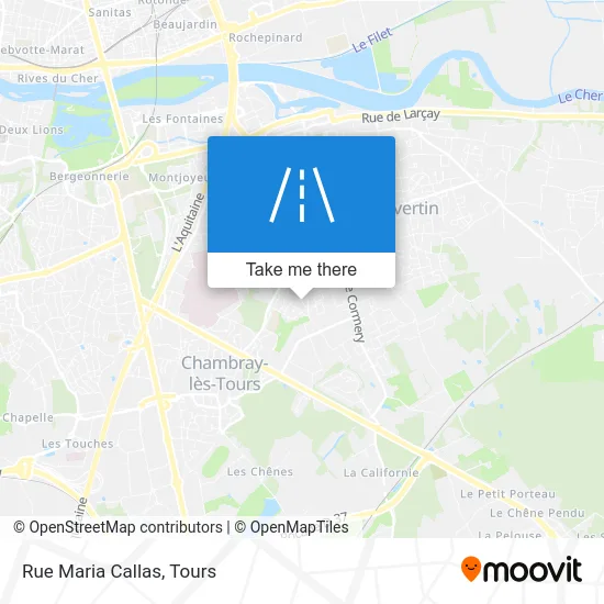 Rue Maria Callas map