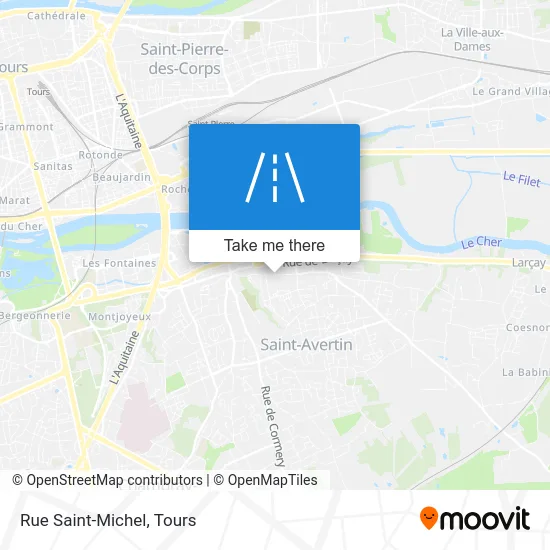 Rue Saint-Michel map