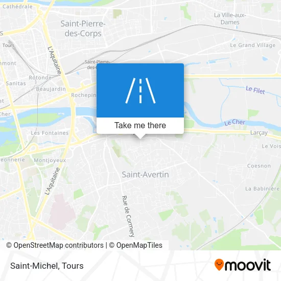 Saint-Michel map