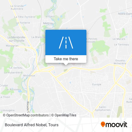 Boulevard Alfred Nobel map