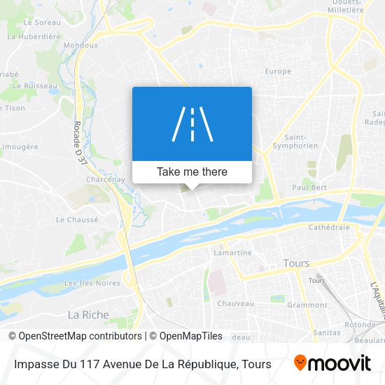 Impasse Du 117 Avenue De La République map