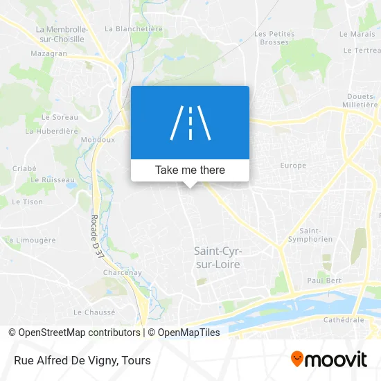 Rue Alfred De Vigny map